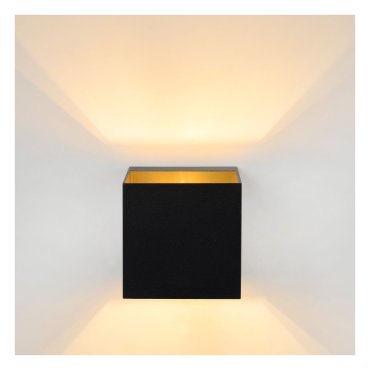 Lucide Devi - Wandleuchte - 8 x 10,5 x 8 cm - schwarz