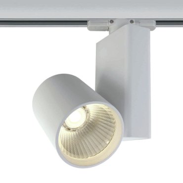 ONE Light COB Track Spot - Stromschienenstrahler - 3-Phasen-Schienensystem - Ø 8 x 14 cm - 15W LED inkl. - weiß - warmweiße Lichtfarbe