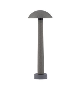 Nova Luce Tura - Gartenpfosten - Ø 20 x 55 cm - 7W LED inkl. - IP65 - schwarz