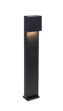 Lutec Gemini XF - Gartenleuchte - 9,2 x 11 x 65 cm - 7,4W LED inkl - IP54 - schwarz - warmweiß