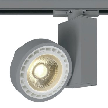 ONE Light GU10 R111 - Stromschienenstrahler - 3-Phasen-Schienensystem - 16,2 x 18,2 cm - grau