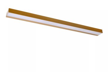 Lucide Alexa - Wandleuchte länglich - 13W LED inkl - 90 x 8 x 3,6 cm - IP44 - matt gold