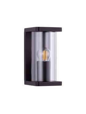 Nova Luce Adoray - Außenwandleuchte - 10 x 19,7 x 14,2 cm - IP65 - dunkel anthrazit