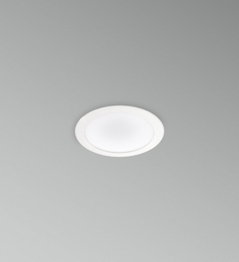 Century Italia SPOTfive - Einbaustrahler - Ø 113 mm, Ø 92 mm Einbaumaß - 9W dimmbare LED inkl - IP44 - weiß