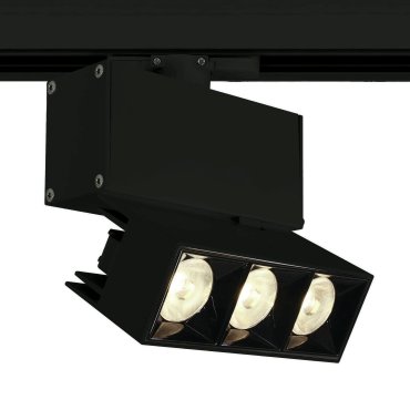 ONE Light Mirror Square - Stromschienenstrahler - 3-Phasen-Schienensystem - 11,8 x 4,2 x 5,4 cm - 12W LED inkl. - schwarz