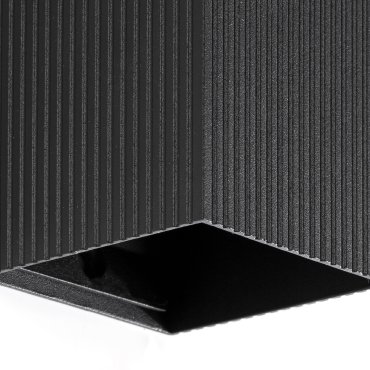 Faro Lune I - Wandleuchte - 8 x 10 x 6,5 cm - schwarz