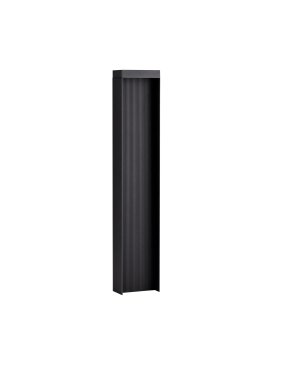 Nova Luce Alley - Gartenleuchte - 14 x 75 x 8 cm - 8W LED inkl. - IP65 - dunkel anthrazit