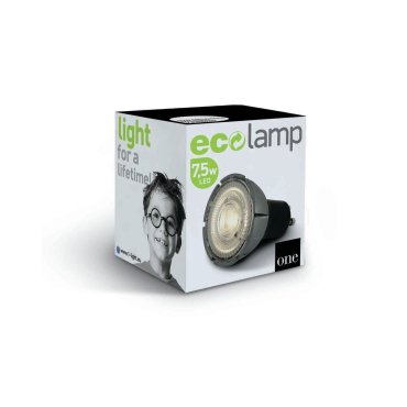 ONE Light Full Spectrum CRI97 - Ø 5 x 5,6 cm - GU10 - 7,5W dimmbar - 2700K - grau/schwarz
