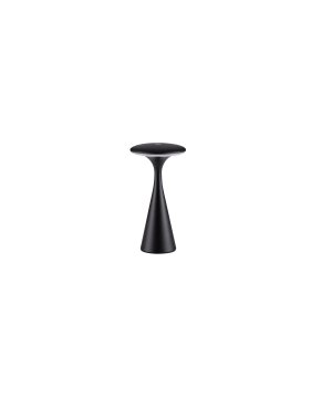 Nova Luce Grigio - wiederaufladbare Tischleuchte für den Außenbereich - Ø 10,1 x 19,7 cm - IP54 - Sand schwarz