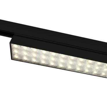 ONE Light High Power Linear - Stromschienenleuchte - 3-Phasen-Schienensystem - 58 x 4 x 6,4 cm - 30W LED inkl. - schwarz - warmweiße Lichtfarbe