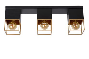 Lucide Rixt - Deckenleuchte - 54 x 10 x 18 cm - schwarz