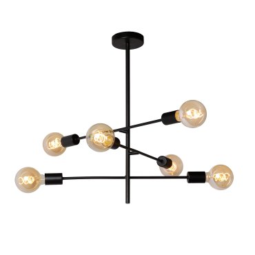 AUSSTELLUNGSSTÜCK - Lucide Lester - Deckenleuchte - 59 x 59 x 83 cm - schwarz