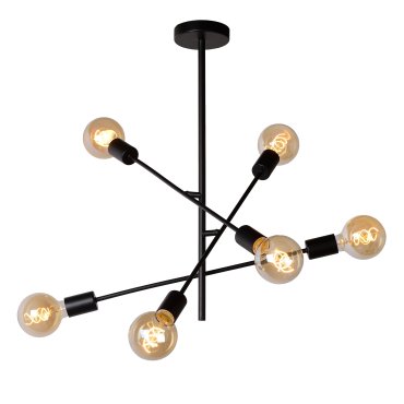 Lucide Lester - Deckenleuchte - 59 x 59 x 83 cm - schwarz