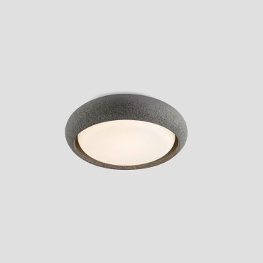 Faro Anga - Deckenleuchte - Ø 24 x 6,5 cm - 15W LED inkl. - IP44 - dunkelgrau