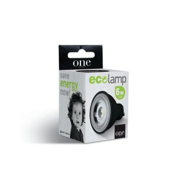 ONE Light 60° COB LED - Ø 5 x 5,5 cm - GU10 - 6W nicht dimmbar - 3000K - schwarz