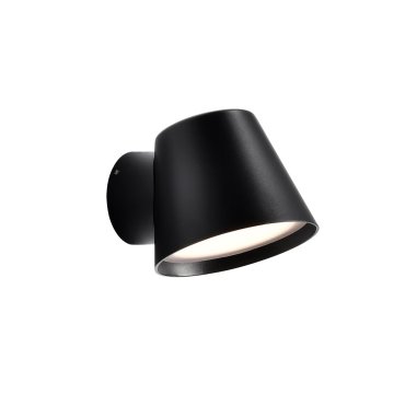 VK Lighting Kupo - Außenwandleuchte - Ø 11,5 x 11,4 cm - IP65 - Sand schwarz