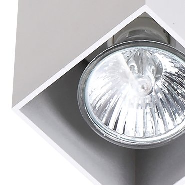 Maxlight Pet Square - Deckenleuchte - Ø 7 x 9 cm - weiß