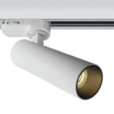 ONE Light COB Cylinder Range - Stromschienenstrahler - 3-Phasen-Schienensystem - Ø 4 x 13,5 cm - 8W dimmbare LED inkl. - weiß