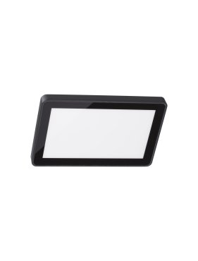 Nova Luce Nobu - Außenwandleuchte  - 19,3 x 12,7 x 4,7 cm - 15W LED inkl. - IP65 - Sand schwarz