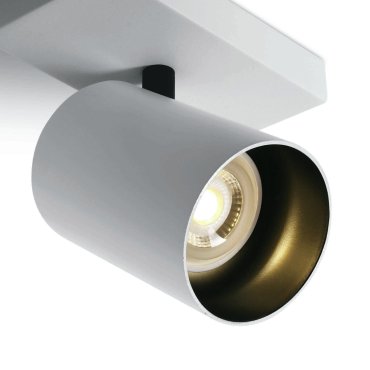 ONE Light Retro GU10 Spots - Aufbaustrahler 1L - 13 x 7 x 10 cm - weiß