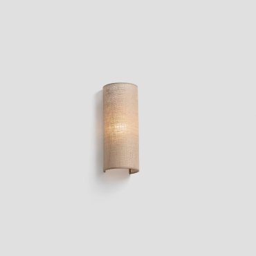 Faro Otton lang &amp; rund - Wandleuchte - 12,5 x 14,8 x 37 cm - Jute