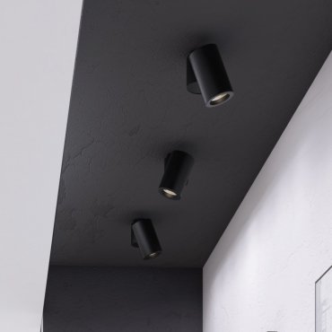 AUSSTELLUNGSSTÜCK - Maxlight Barro - Aufbaustrahler 1L - 15 cm - schwarz