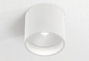 AUSSTELLUNGSSTÜCK - Artdelight Ormond - Deckenleuchte - Ø 11 x 10 cm - 7W dimmbare LED inkl - IP54 - weiß