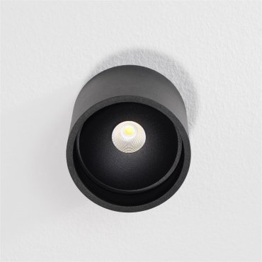 AUSSTELLUNGSSTÜCK - Artdelight Ormond - Deckenleuchte - Ø 11 x 10 cm - 7W dimmbare LED inkl. - IP54 - schwarz