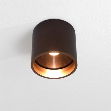 Artdelight Orleans - Deckenleuchte - Ø 11 x 10 cm - 7W dimmbare LED inkl - Bronze gebürstet