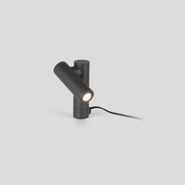Faro Spy-1 - Bodenstrahler auf Erdspieß - Ø 4 x 12 x 39,5 cm - 6W LED inkl. - IP65 - dunkelgrau
