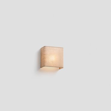 Faro Otton quadratisch - Wandleuchte - 10,8 x 20 x 20,5 cm - Jute