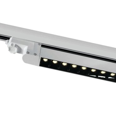 ONE Light Adjustable LED Linear Track Light - Stromschienenstrahler - 3-Phasen-Schienensystem - 48 x 3,3 x 4,5 cm - 15 x 1W LED inkl. - weiß