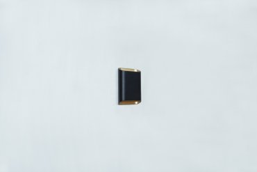 Artdelight Diaz Small - Wandleuchte - 4 x 10 x 15 cm - 2 x 3W LED inkl. - IP54 - schwarz mit gold