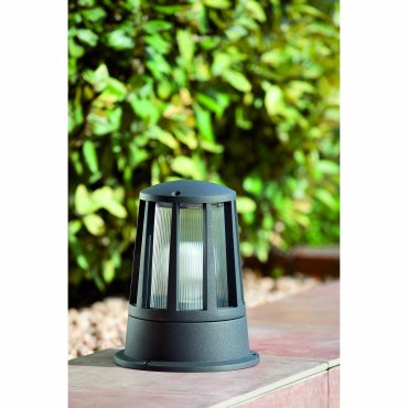 Faro Surat - Gartenpfosten - Ø 19 x 23 cm - IP54 - dunkelgrau