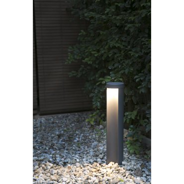 Faro Chandra - Gartenleuchte - 9 x 45 cm - 7W LED inkl. - IP54 - dunkelgrau