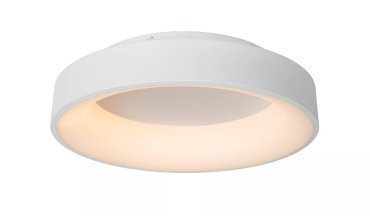 Lucide Mirage - Deckenleuchte - Ø 45 x 11,5 cm - 33W dimmbare LED inkl - weiß