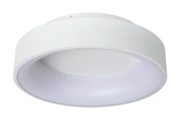 Lucide Mirage - Deckenleuchte - Ø 38 x 11,5 cm - 22W dimmbare LED inkl - weiß