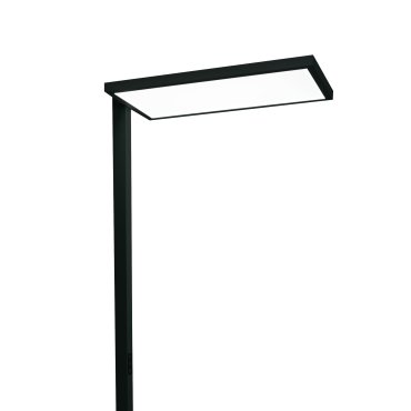 ONE Light Office Floor Stand Range - Stehleuchte - 200 cm - 60W dimmbare LED inkl. - schwarz