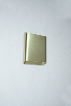 Artdelight Diaz Large - Wandleuchte - 4 x 14,5 x 20 cm - 2 x 6W LED inkl - IP65 - gebürstetes Gold