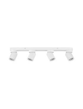 Nova Luce Amecy - Aufbaustrahler 4L - 60 x 12,5 x 6,5 cm - Sand Weiß