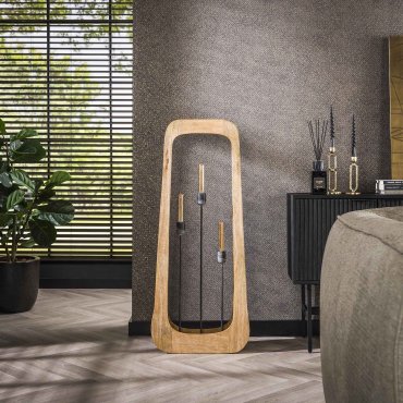 Vico Bray - Stehleuchte - 120 cm - braun