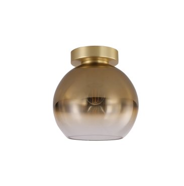 Artdelight - Aufbaustrahler ohne Lampenschirm - Ø11 x 7 cm - gold