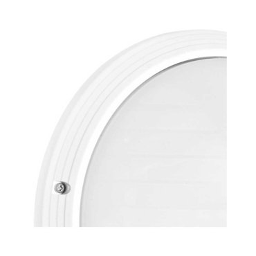 Artdelight Ivela - Badezimmer-Deckenleuchte - Ø 27 x 9,1 cm - IP65 - weiß