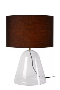 Lucide Campana - Tischleuchte - Ø 40 x 52,9 cm - schwarz und transparent