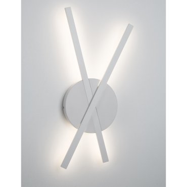Nova Luce Reslin - Wandleuchte - 24,5 x 5 x 53 cm - 18W LED inkl. - sandweiß