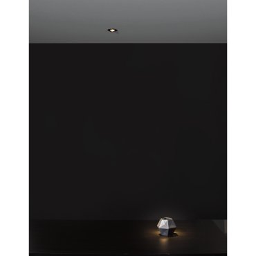 Nova Luce Tif - Einbaustrahler - Ø 60 mm, Ø 52 mm Einbaugröße - inkl. 2W LED - sandschwarz