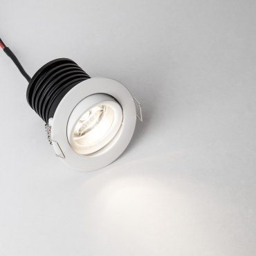 Nova Luce Tif - Einbaustrahler - Ø 60 mm, Ø 52 mm Einbaumaß - inkl. 2W LED - sandweiß