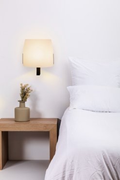 Faro Luang - Wandleuchte - 28 x 33 x 20,5 cm - beige/schwarz