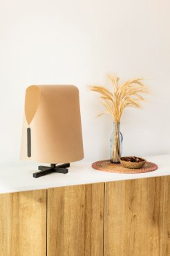 Faro Luang - Tischleuchte - 42 x 30 x 46,5 cm - karamell/schwarz