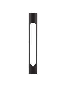 Nova Luce Ellery - Gartenleuchte - Ø 8 x 60 cm - 12W LED inkl. - IP65 - Sand schwarz